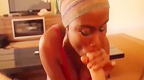 Black teen 18+ Amateur Blowjob