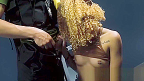 Black teen 18+ Kendall Woods smashed hard and facialized