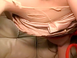 Blindfolded Asian slave gets bound and stuffed with a big dick