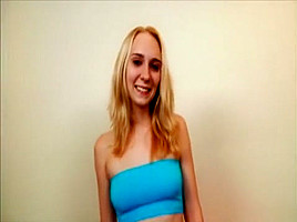 Blonde cumslut gf wants a big cock to fill her fuck holes