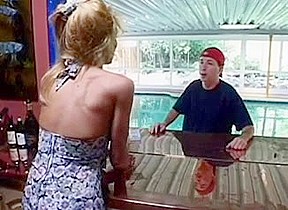 Blonde skinny mature bitch