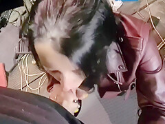 Blowjob In The Repair Shop