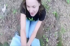 Blowjob In The Wood