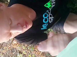Blowjob in the park