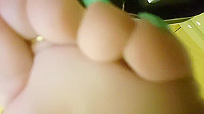 Bored feet at work