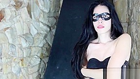 Brazilian pornstar ballbusting and cumshot