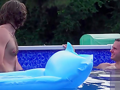 Brenner Bolton gets fucked in a pool