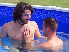 Brenner Bolton gets fucked in a pool