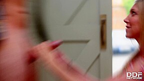 Brits Gone Wild: Gardener Fucks Busty Maid in Bedroom - PornWorld