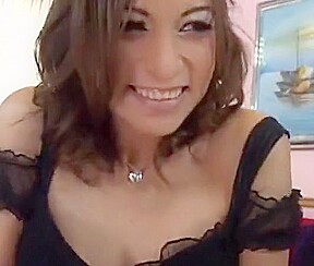 Brunette DP'd in foursome