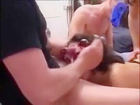 Brunette Milf DP And Fisting