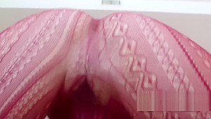 Brunette curvy hoe gets her pantyhose ripped to ride hard in reverse her friends pecker