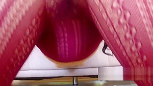 Brunette curvy hoe gets her pantyhose ripped to ride hard in reverse her friends pecker