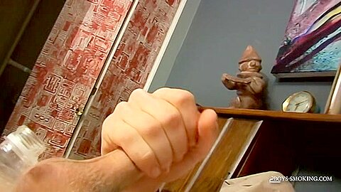 Bryce Smokes & Rubs One Out! - Bryce Smokes & Rubs One Out!