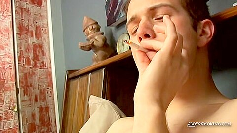 Bryce Smokes & Rubs One Out! - Bryce Smokes & Rubs One Out!