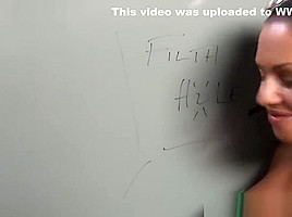 Busty Kerry Louise Sucks Black Dick - Gloryhole