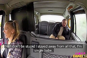 Busty Taxi Driver Takes Her Old Flame On A Detour Ride