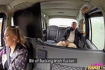 Busty Taxi Driver Takes Her Old Flame On A Detour Ride