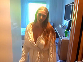 Busty Wife With A Big Ass Stood Doggy Style In Front Of Her Husband
