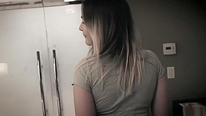 Busty stepsister teen 18+ hard banged by a weird stepbrother