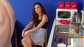 CFNM housewife instructs guy to jerkoff