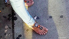 Candid indian girl feet need pedi 3