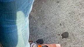 Candid indian girl feet need pedi 3