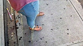Candid indian girl feet need pedi 3