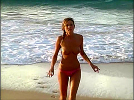 Carli on the beach
