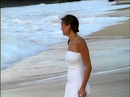Carli on the beach