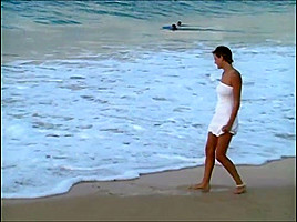 Carli on the beach