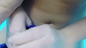 Charming Beauty Is Pummeling Her Pussy Into Studs Shaft