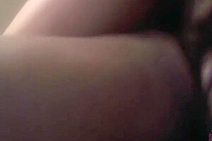 Chocolate Busty Shemale Wrecking A Dudes Asshole