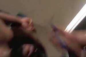 Chocolate Busty Shemale Wrecking A Dudes Asshole