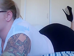 Chubby Blonde Farting