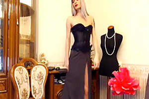 Classy Strip In Dress By Marilyn