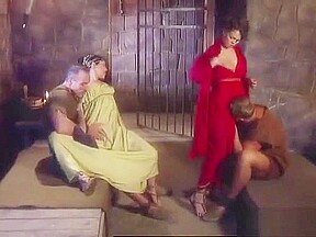 Cleare and Jyulia, DP Orgy with the Gladiators in the Cell