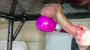 Cock Gets Edged & Milked On Gloryhole Table