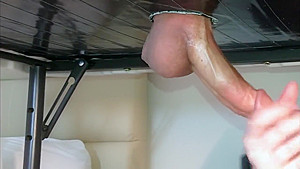 Cock Gets Edged & Milked On Gloryhole Table