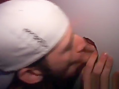 College Dude Sucking Cocks In Glory Hole