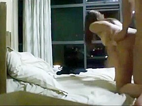 College brunette babe fucked at home
