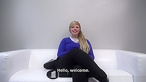Comely breasty youthful whore featuring blow job video