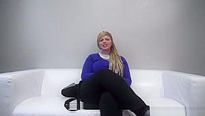 Comely breasty youthful whore featuring blow job video