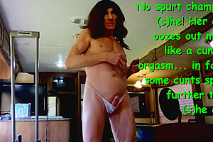 Comes In Uses Vibrator And Just Plain Masturbates - Slut Boy