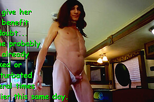 Comes In Uses Vibrator And Just Plain Masturbates - Slut Boy