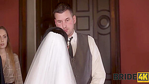Couple Starts Fucking In Front Of The Guests After Wedding Ceremony