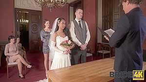 Couple Starts Fucking In Front Of The Guests After Wedding Ceremony