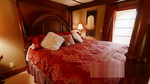 Couples strip clothes off to enter the red room for some steamy action