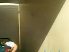 Crazy public change and peeing taped