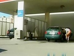 Crazy public change and peeing taped